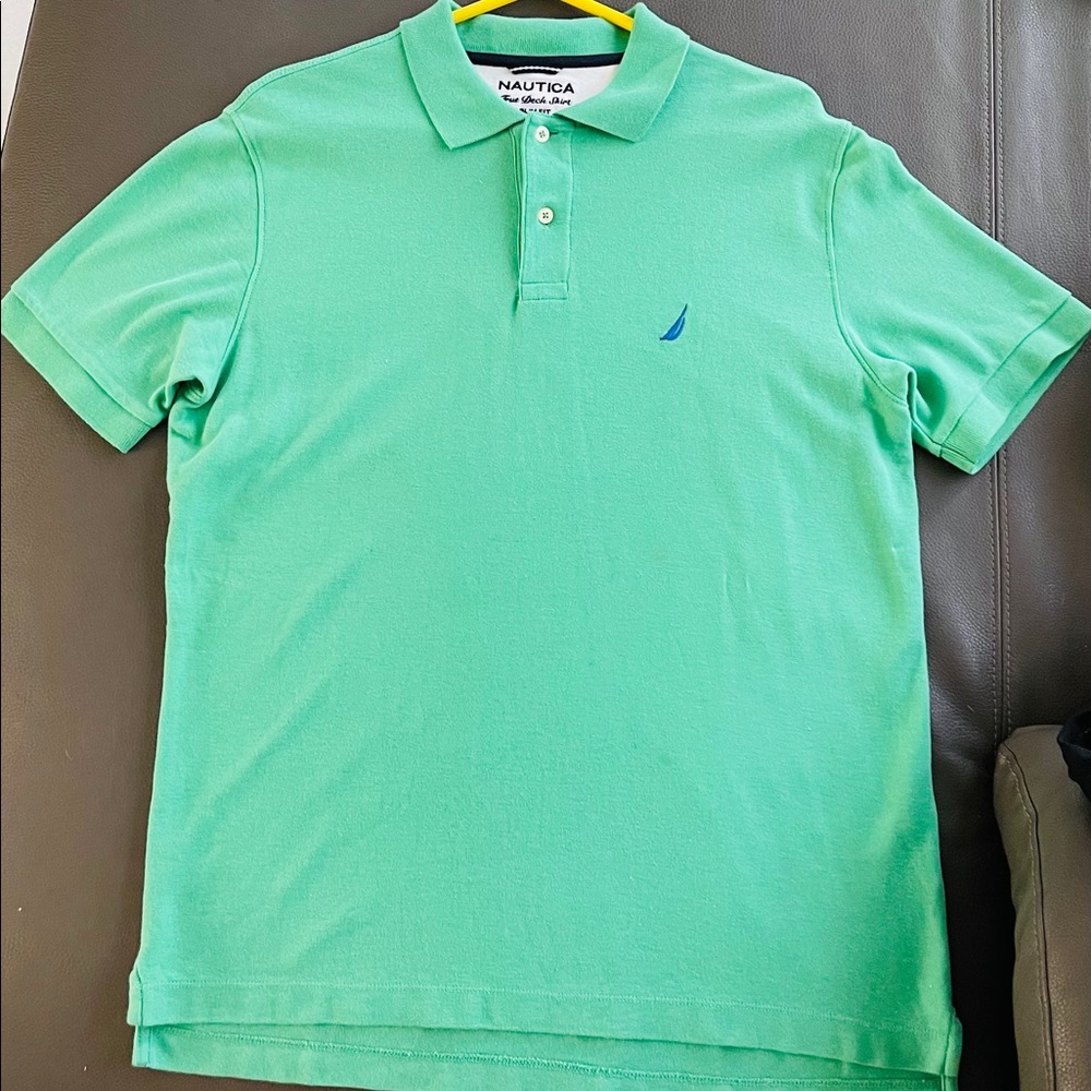 Shirt nautica green size M